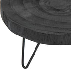 Creative Co-Op Decorative Paulownia Wood Pedestal, Black - Image 7
