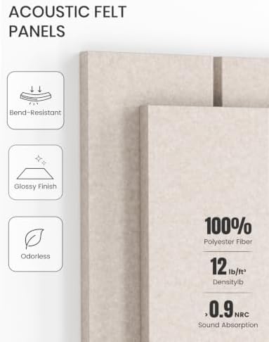 Fluxynara Felt Bulletin Board & Cork Board Alternative 48'' x 36'' - Image 5