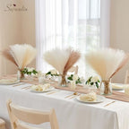 Serwalin 60PCS 17.7" Ivory Beige Sand Pampas Grass Decor for Home Decor - Image 2
