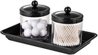 SheeChung Metal Vanity Tray, Bathroom Counter Storage Tray, Black 2 Pack - Image 3