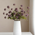 Artificial Flowers for Vase 10 Pcs, 20 Inch Fake Mums with Long Stem Purple by MSIUE