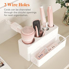 Lifewit Hair Tool Organizer Dryer Holder Countertop with 4 Cups, White - Image 5