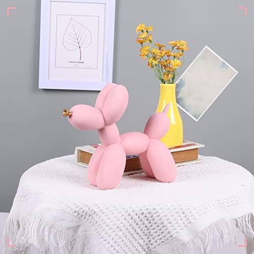 Creative Balloon Dog Sculpture Modern Home Decoration Trendy Animal Art Ornaments Collection Figurine Bedroom Living Room Office Desktop Resin Decors - Image 5