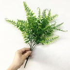 CATTREE Artificial Ferns Shrubs Fake Fern Leaves Boston Grass 8 Pack, Plastic Greenery Plants Bushes for Home Indoor Outdoor Garden Verandah Kitchen Planter Filler DIY Wedding Party Decoration 8 Pcs - Image 5