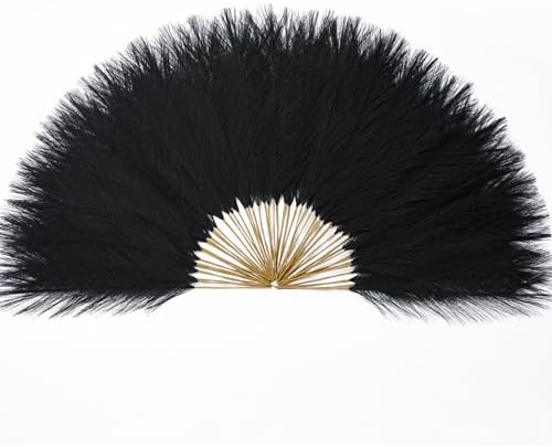 Serwalin 60PCS 17.7" Black Faux Pampas Grass Decor for Vase Filler Home by Serwalin