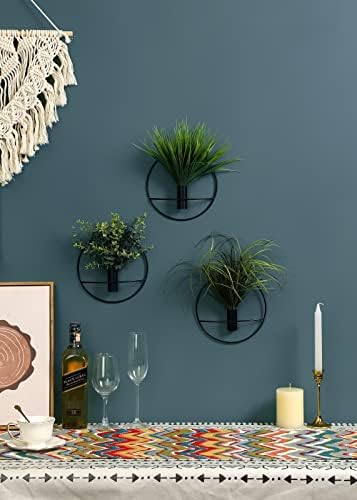 Pretty Jolly Boho Eucalyptus Wall Decor Black Metal Wall-Mounted Art - Image 6