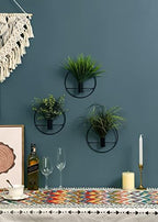 Pretty Jolly Boho Eucalyptus Wall Decor Black Metal Wall-Mounted Art - Image 6
