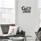 God Bless Metal Wall Sign for Home Decor, Christian Wall Art, 14.5x9 inch - Image 7