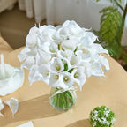 24 PCS 15" Calla Lily Artificial Flowers Bouquet Faux Flower - Image 2