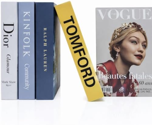 Decorative Faux Books for Home Decor, Foldable Fake Book Set, 5 Pieces by Unknown