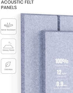 Fluxynara Felt Bulletin Board & Cork Board Alternative 48'' x 36'' - 12 Pack - Image 4