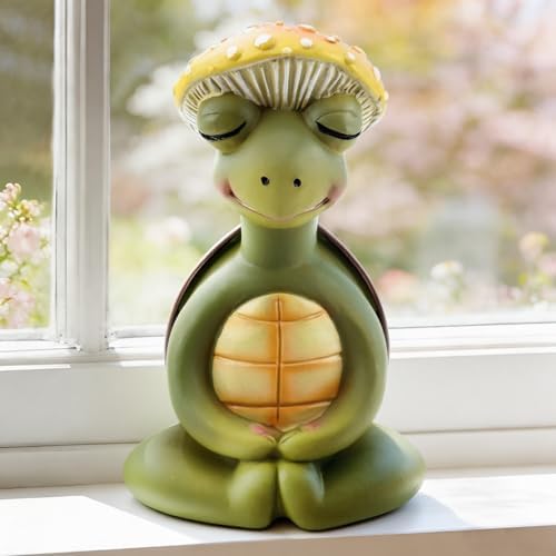 Mushroom Decor, Cute Resin Mushroom Statue, Home Garden Decor by DearKeeps