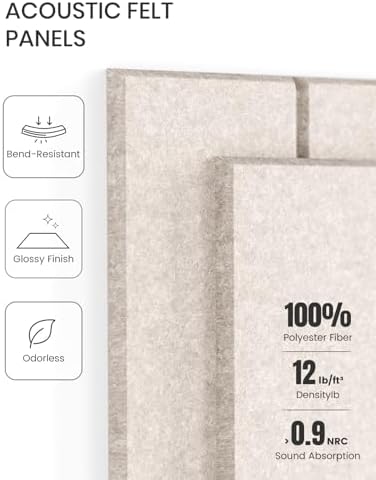 Fluxynara Felt Bulletin Board & Cork Board Alternative 48'' x 36'' - Image 4