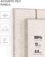 Fluxynara Felt Bulletin Board & Cork Board Alternative 48'' x 36'' - Image 4