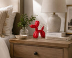4 Inch Matte Red Balloon Dog Sculpture - Image 6