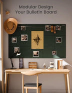Fluxynara Felt Bulletin Board & Cork Board Alternative 36'' x 24'' - 6 Pack - Image 6