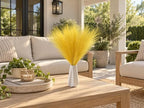 Mandy's 20 Yellow Silk Pampas Grass Bouquet - Image 7