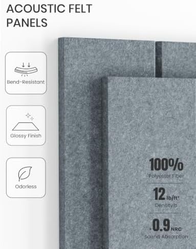 Fluxynara Felt Bulletin Board & Cork Board Alternative 48'' x 36'' - Image 5