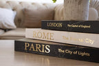Decorative Books for Home Decor, Beautiful Set of 3. Decorative Boxes, not pages inside. Libros Decorativos para Mesa de Centro, Coffee Table Books. Decorative Boxes for Bookshelf - Image 5