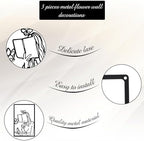 CHENGU 3 Pieces Metal Minimalist Abstract Woman Wall Art Line Drawing Wall Art Decor Single Line Female Home Hanging for Kitchen Bathroom Living Room - Image 6