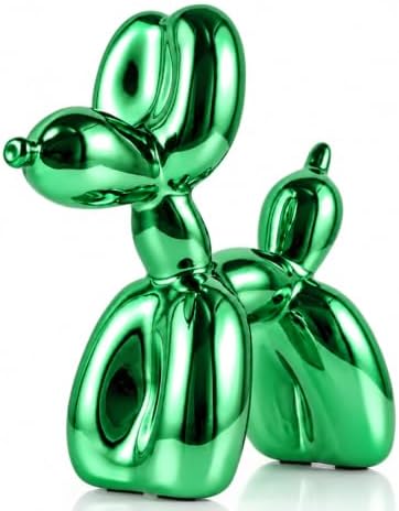 Balloon Dog Sculpture Modern Home Decor Collectible Figurines Funky Statues for Bedroom Trendy Animal Decor for Coffee Table Living Room Decor Art Resin Decor Office Standing Desk Decor by XIAOMAGG