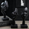 3 Pcs Thinker Statue,Modern Home Sculptures,Collectible Figurines by Unknown