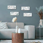 4 Pieces Coastal Wall Decor Ocean Beach Bathroom Decor With Bible Verses Wooden Christian Sign for Home Religious Prayer Wall Art for Living Room Office Bedroom Bathroom(Coastal,10x4") - Image 7