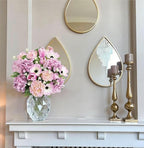 2 Pcs 18Inch Cemetery Flowers for Grave Fake Peonies - Image 3