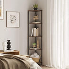 SUNMORY 5 Tier Corner Shelf, 65" Tall Corner Shelves for Living Room Decor - Image 5