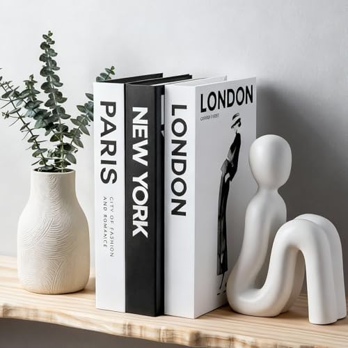 Faux Decorative Books Set of 3, Fake Books for Home Decor - Image 7