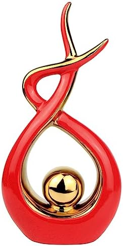 Norrclp Home Decor Modern Abstract Art Ceramic Statue Table Decor (Large) by Norrclp