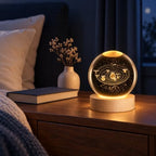 3D Solar System Crystal Ball 2.4in Universe Gifts for Space Lovers - Image 4