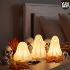 3PCS Light Up White Ghosts for Halloween Decorations - Image 6