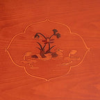 Multifunctional Square Folding Coffee Table, Hand-Painted Wooden Korean Style - Image 5