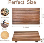 Acacia Wood Risers for Bathroom Tray Kitchen Counter Decor Sink Soap Dish - Image 5