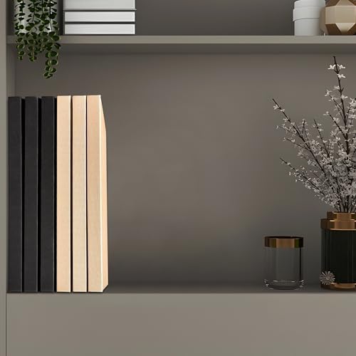 Decorative Book Set | Large Linen Covered Book Set | Set of 3 Real Fabric Hardcover Book for Decor | Fashion Designer Books | Home Decor Coffee Table Set | Shelves Decor | Large Journal (Gold) - Image 4