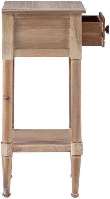 Home Square Wood Accent Starfish Coastal Side Table in Natural - Image 7