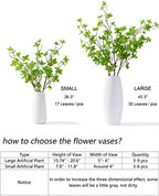 Heleze Artificial Greenery Stems Faux Branches with Leaves for Vase Fake Plants for Home Decor Indoor 26.3 Inch 3 PCS - Image 5