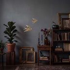 2 Piece Vintage Swallow 3D Wall Decor, 4.7 and 6.7 Inch Resin Art Gift Set - Image 5