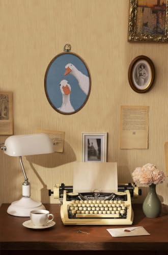 Vintage Whimsy Dark Sage Goose Art, Cottagecore Oval Wall Decor, Waterproof - Image 5