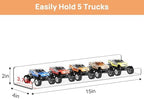 upsimples 12 Pcs 15" Acrylic Shelves for Wall Display and Storage, Clear - Image 3