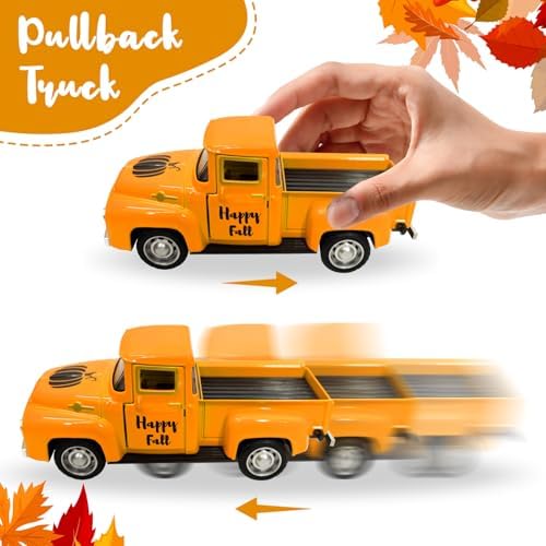 Thanksgiving Fall Decorations Indoor Farmhouse Vintage Metal Truck - Image 5