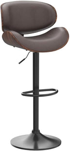 YaFiti Swivel Bar Stools Set of 2, Modern PU Leather Adjustable Counter Stool - Image 5