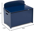 Delta Children MySize Deluxe Toy Box, Deep Blue - Image 7