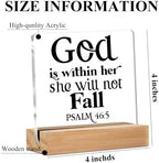 Christian Bible Verse Desk Decor, Inspirational Religious Gifts for women - Image 2