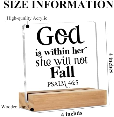 Christian Bible Verse Desk Decor, Inspirational Religious Gifts for women - Image 2