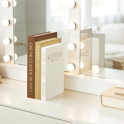 Set of 3 Decorative Books for Home Decor, Linen Faux Books for Coffee Table, Bookshelf or Mantel, Aesthetic Fake Book Storage Boxes with Magnetic Snap for Photo Organization & Keepsakes Box - Image 6