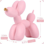 Creative Balloon Dog Sculpture Modern Home Decoration Trendy Animal Art Ornaments Collection Figurine Bedroom Living Room Office Desktop Resin Decors - Image 6