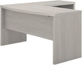 Bush Business Furniture Echo L Shaped Bow Front Office Desk in Gray Sand by BushBusinessFurniture