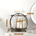 Bathroom Countertop Organizer, Black Perfume Organizer for Dresser - Image 4